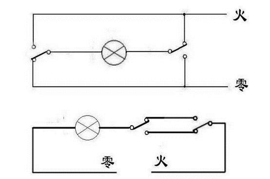 家装电路 双联开关 双联开关接法